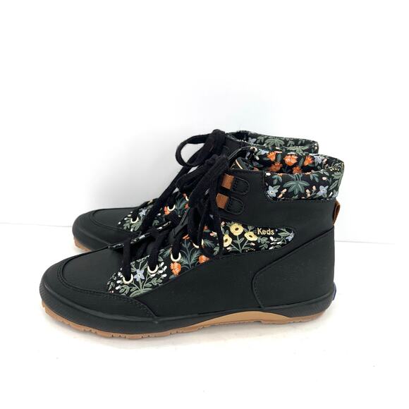 Keds Scout Iv Lottie X Rifle Paper Co Women’s Floral Lace Up Hi Top Boots Shoes - Picture 1 of 9